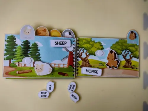 Livrinho em inglês tema dos animais