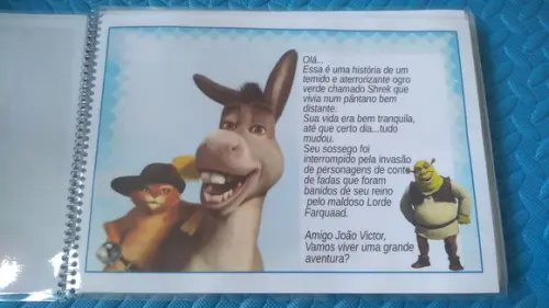 Livro adaptado do Shrek
