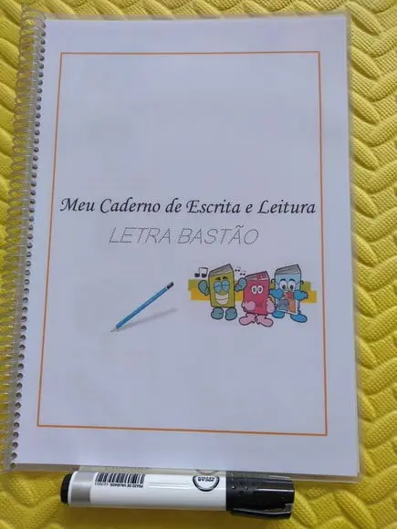 Meu Caderno de Escrita e Leitura Bastão