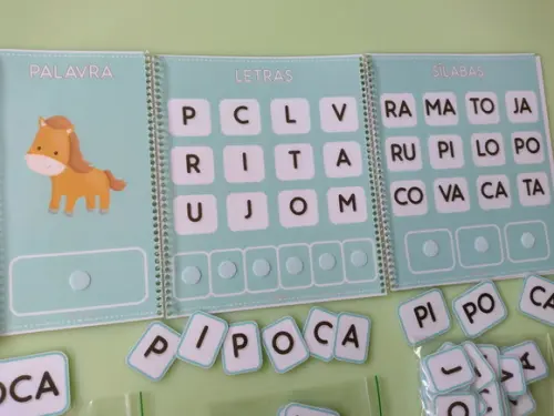 Palavras, Letras e Sílabas (trissílabas)