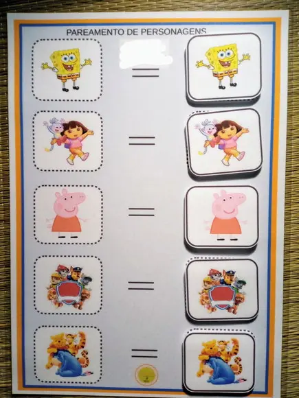Pareamento de Personagens