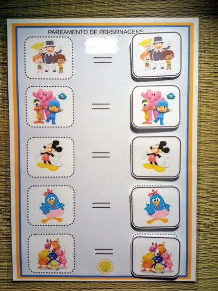 Pareamento de Personagens