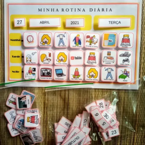 Quadro de Rotina Jovial