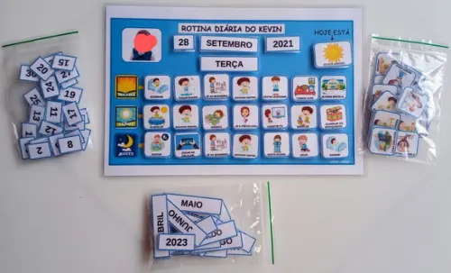 Quadro de Rotina Tamanho A3