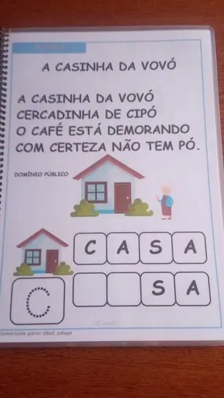 Apostila de Alfabetização