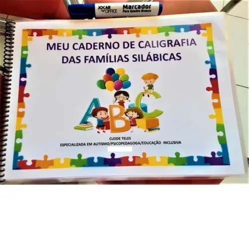 Caderno de Caligrafia das Famílias Silábicas