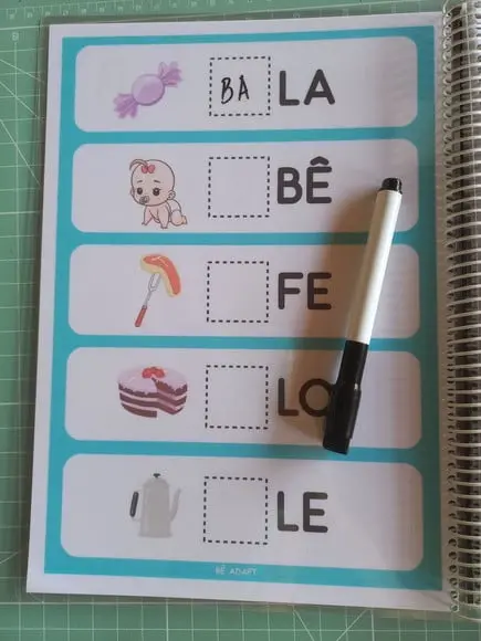 Caderno Famílias Silábicas