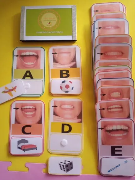 Cards Alfabeto com Método Fonovisuoarticulatório