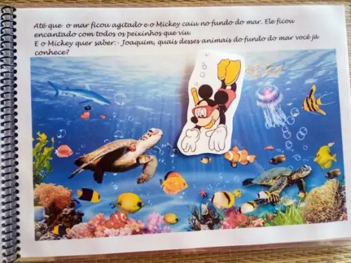 História Infantil com Tema do Mickey