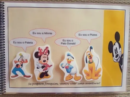História Infantil com Tema do Mickey