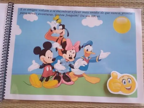 História Infantil com Tema do Mickey