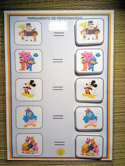 Pareamento de Personagens