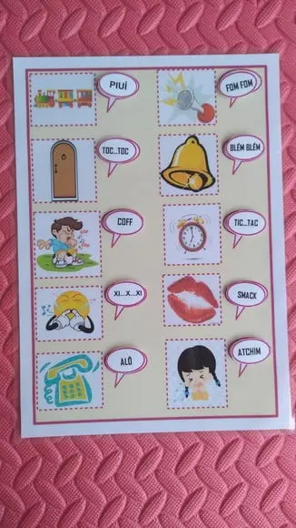 Treino de onomatopeias