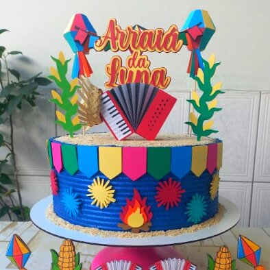 TOPO DE BOLO | FESTA JUNINA | ARQUIVO DE CORTE