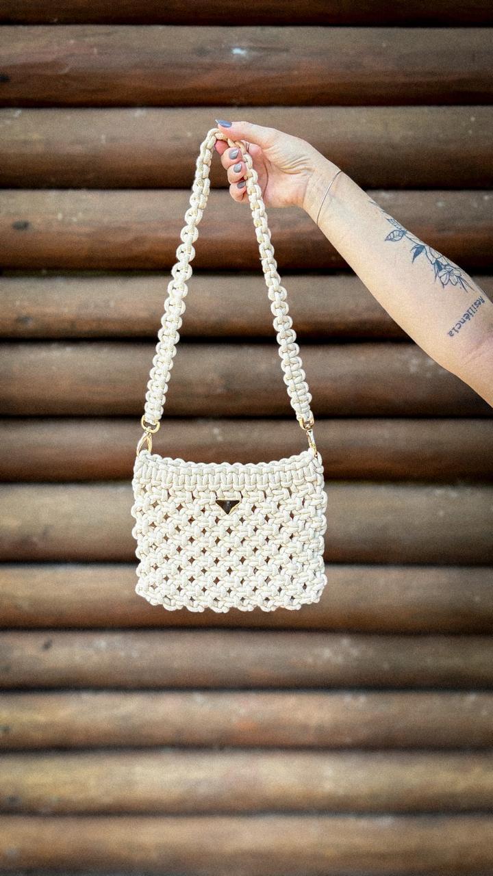 Bolsa em Macramê