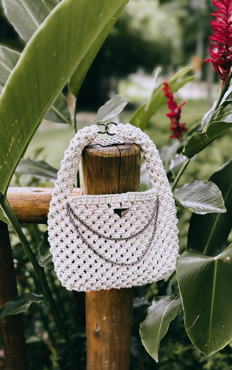 Bolsa de Macramê