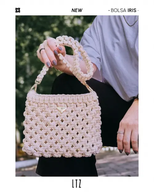 Bolsa em Macramê - Iris