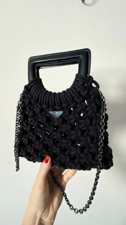 Bolsa em Macramê