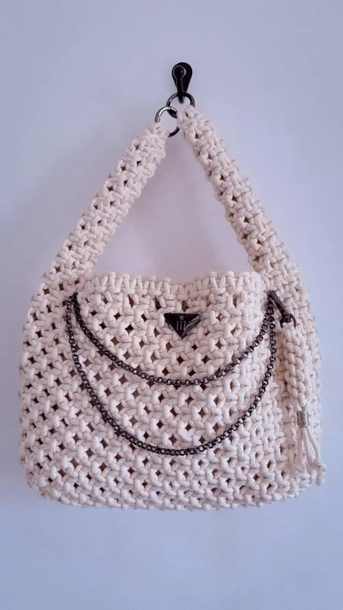 Bolsa de Macramê