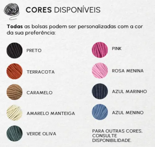 Bolsa de Macramê