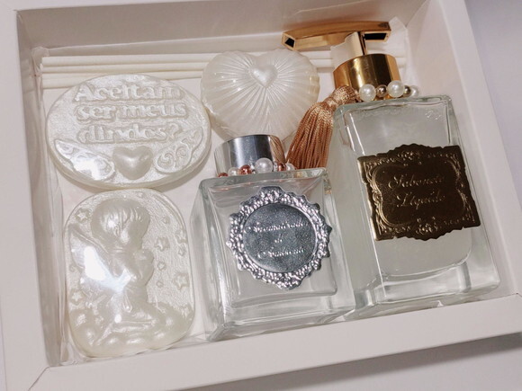 Kit Padrinhos de Batismo: Sabonete Líquido com Aromatizador