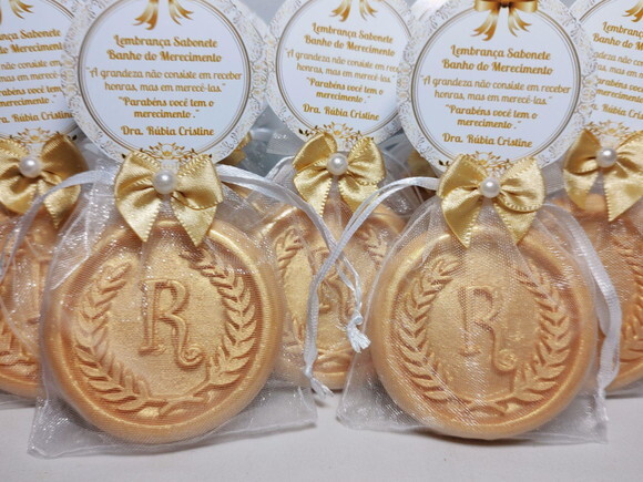 Lembrancinha Personalizada, Sabonete Letra Inicial do Nome