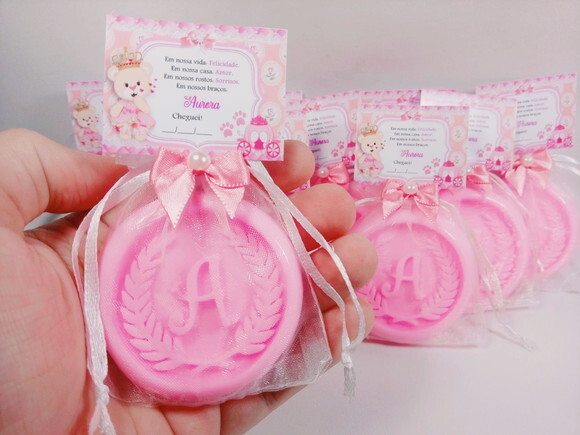 Lembrancinha Personalizada, Sabonete Letra Inicial do Nome