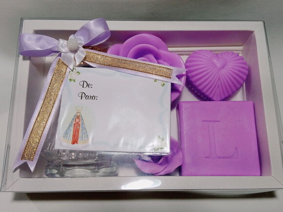 Presente Católico: Aromatizador Nossa Senhora com Sabonetes