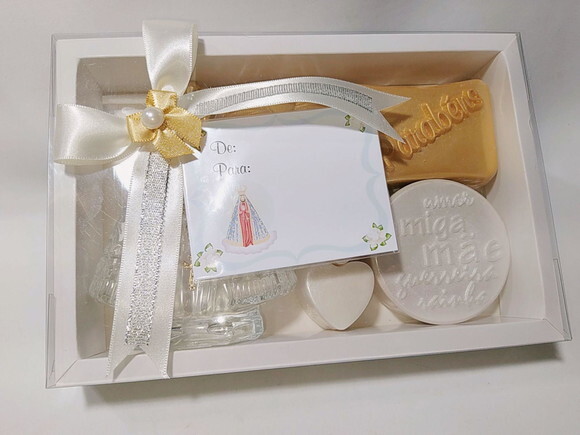 Presente para Mãe Católica: Kit Aromatizador Nossa Senhora