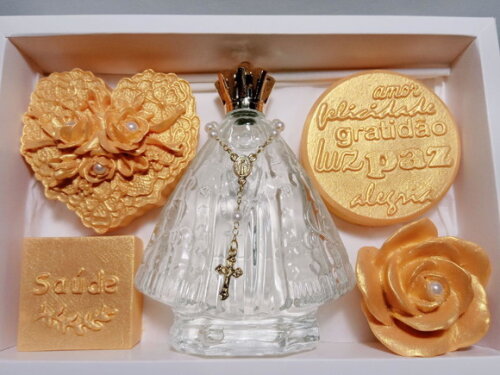 Presente Bodas de Ouro: Kit Aromatizador Nossa Senhora