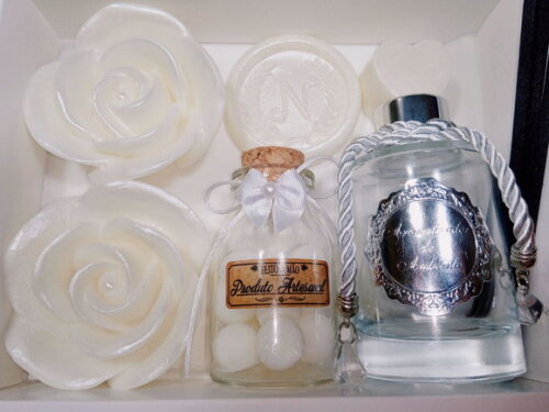 Presente de Aniversário: Kit Aromatizador Luxo com Sabonetes