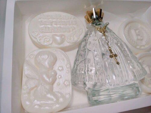 Presente Padrinhos de Batismo Kit Aromatizador Nossa Senhora