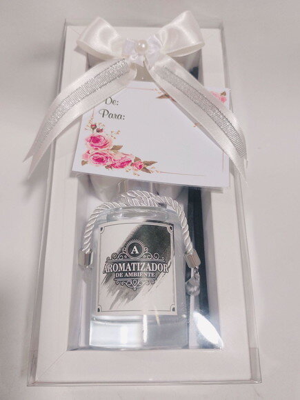 Presente Personalizado: Kit Aromatizador com Sabonetes