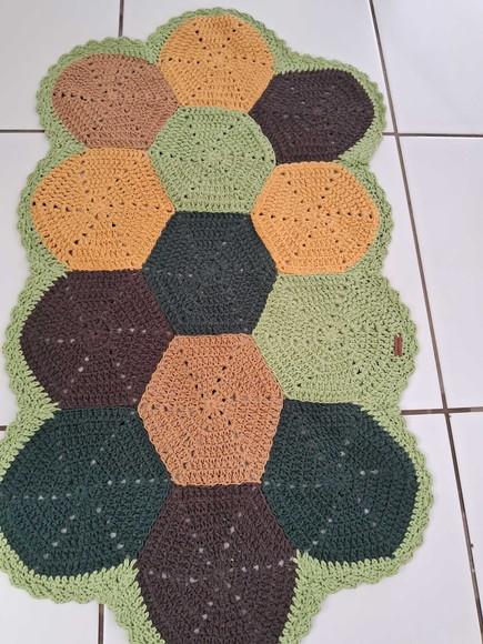 Tapete Hexagono Colorido