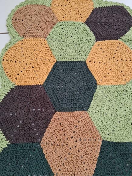 Tapete Hexagono Colorido