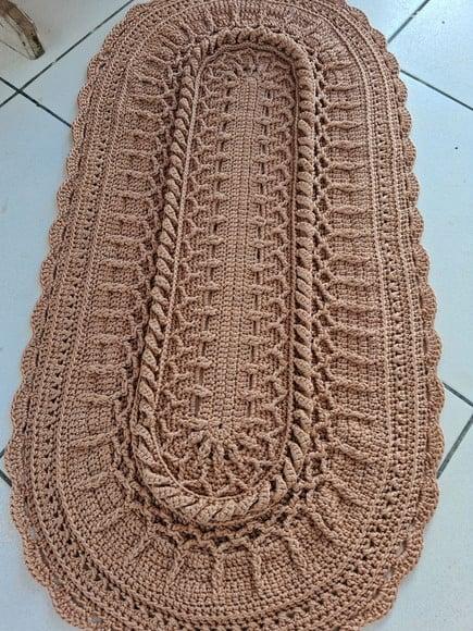 Tapete Oval Modelo Russo