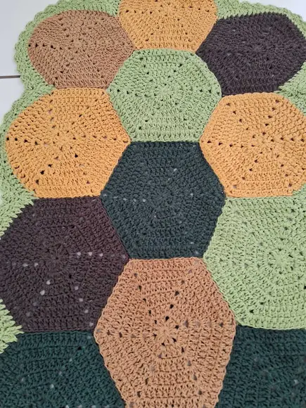 Tapete Hexagono Colorido