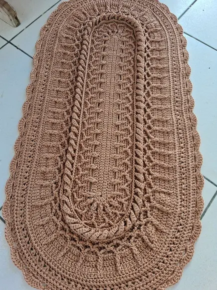 Tapete Oval Modelo Russo