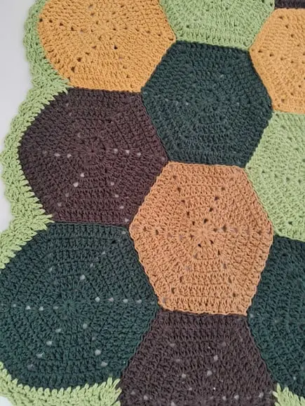 Tapete Hexagono Colorido