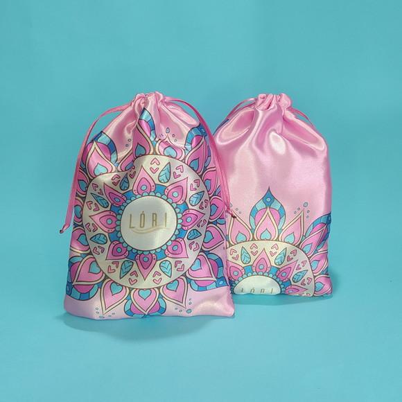 Embalagem / Saco Personalizado em Cetim 13x18cm