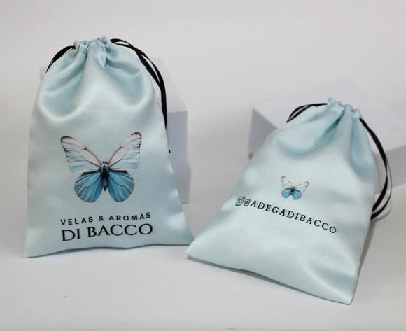 Embalagem / Saco Personalizado em Cetim 13x18cm