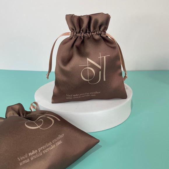 Embalagem de Cetim Personalizado 13x15cm