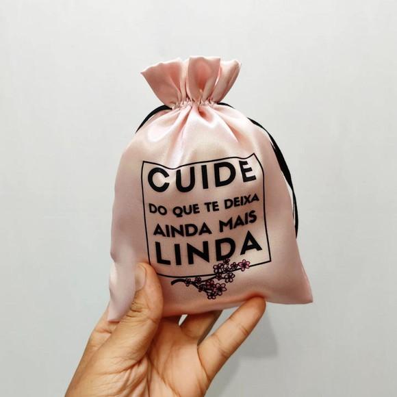 Embalagem de Cetim Personalizada 13x15cm