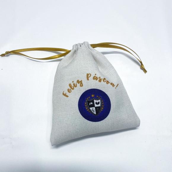 Embalagem em Tecido Personalizada 10x13cm