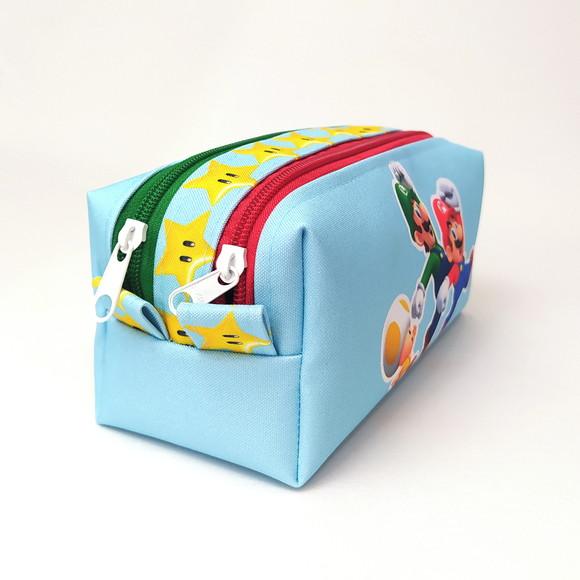 Estojo Duplo Personalizado com Seu Tema- Mario Bros