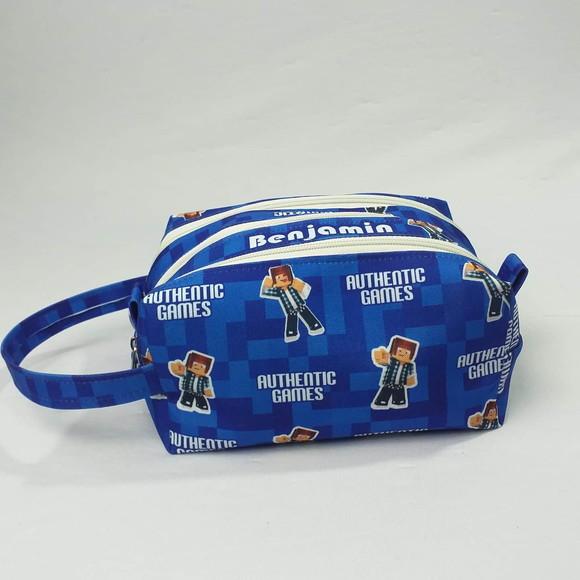 Estojo Triplo Personalizado com Seu Tema- Games