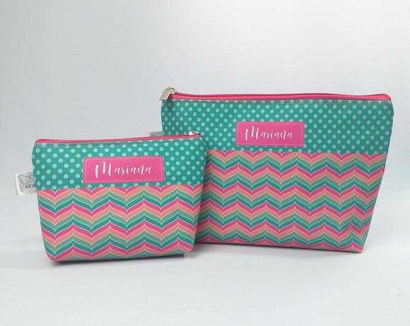 Kit 10 Necessaire Midi G + 10 Midi M- Personalizada