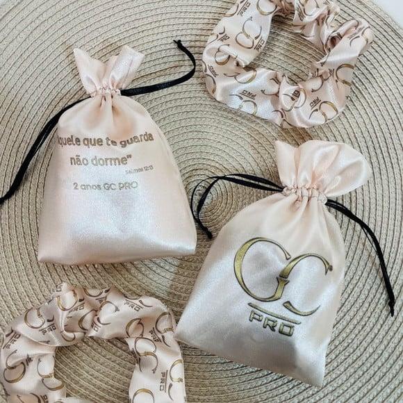 Kit 50 Xuxinhas + 50 Saco Personalizado 10x15cm em Cetim