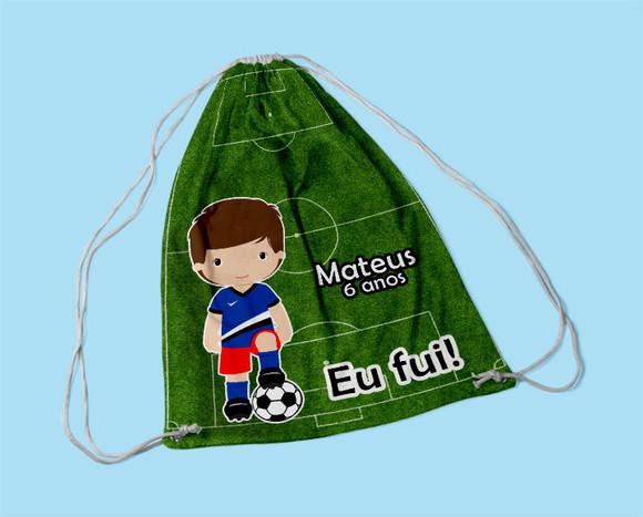 Mochila Personalizada 18x25cm - Futebol