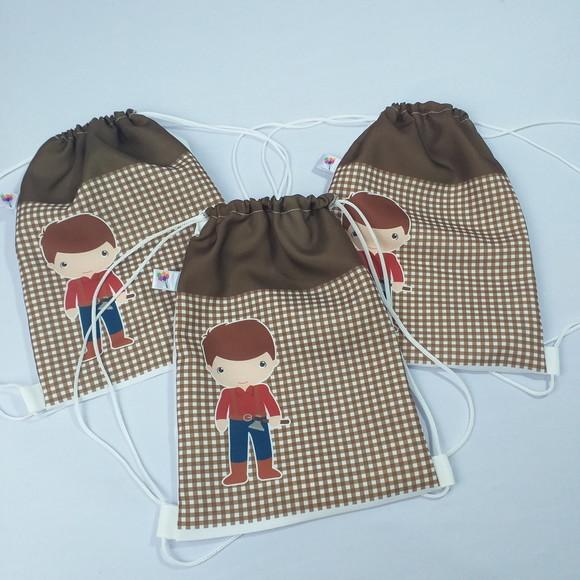 Mochila Personalizada G - 28x38 - Chapeuzinho Vermelho